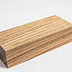 Bars of Zebrano wood, Materials for carpentry, Vladimir,  Фото №1