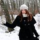 Элегантное пальто с накидкой. Пальто. Татьяна Макашова Зарянка (zaryankaru). Ярмарка Мастеров.  Фото №5