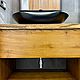 Cabinet under the sink made of a slab of elm (project d. Osinovka). Pedestals. uloft. My Livemaster. Фото №5
