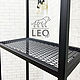 Стеллаж лофт из металла на заказ LF-863. Стеллажи. Leo-loft. Ярмарка Мастеров.  Фото №4