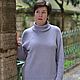 Заказать СВИТЕР oversize спущенное плечо. Вязание на заказ lesya.knit. Ярмарка Мастеров. . Схемы для вязания Фото №3
