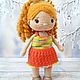  Ginger Dasha. Amigurumi dolls and toys. JuliaCrochetToys. My Livemaster. Фото №6