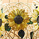 Wicker vase 'Sunflower'. Cylinder. Height 25 cm. Vases. Elena Zaychenko - Lenzay Ceramics. My Livemaster. Фото №6