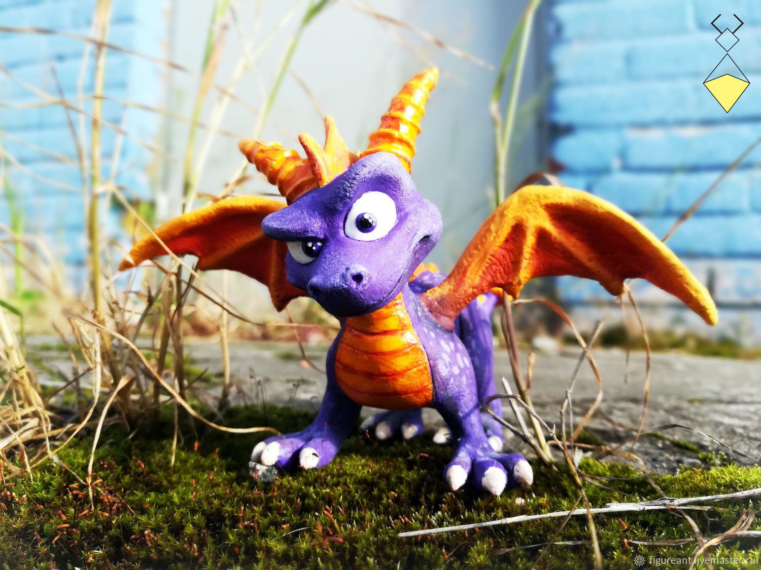 Дракон Spyro (Спайро) фигурка в интернет-магазине на Ярмарке Мастеров |  Мини фигурки и статуэтки, Санкт-Петербург - доставка по России. Товар  продан.