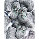 Сувенирные валенки с вышивкой натуральных оттенков, Новогодний носок, Москва,  Фото №1