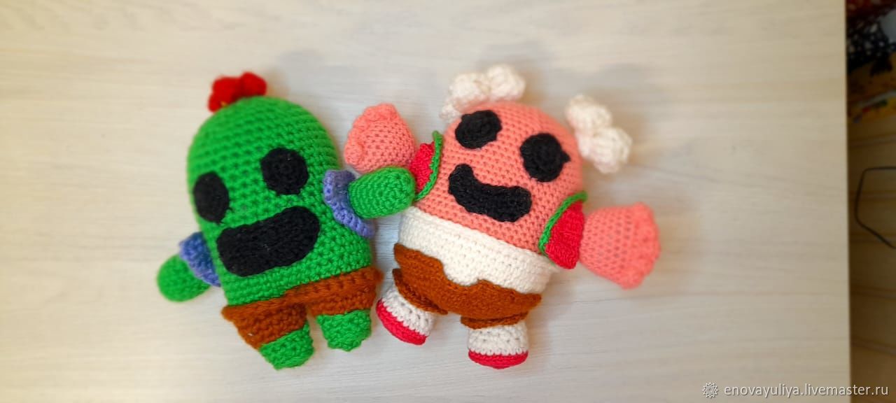 Спайк Brawl Stars в интернет-магазине на Ярмарке Мастеров | Амигуруми ...