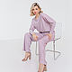 Jumper and trousers pink silver with lurex shiny, Suits, Novosibirsk,  Фото №1