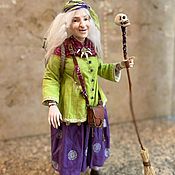 Куклы и игрушки handmade. Livemaster - original item interior doll: Baba Yaga.. Handmade.