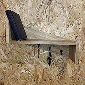 Для дома и интерьера handmade. Livemaster - original item The housekeeper shelf for the hallway made of solid oak 