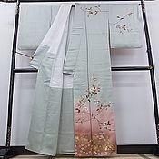 Винтаж handmade. Livemaster - original item Vintage silk kimono author`s painting. Handmade.