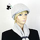kit. Youth women's cap plus scarf. No. №1. Headwear Sets. Mishan (mishan). My Livemaster. Фото №4