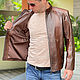 Men's jacket made of genuine Python leather. Mens outerwear. exotiqpython. Online shopping on My Livemaster.  Фото №2