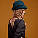 Шляпа котелок Корсар из велюра. Шляпы. Ellen Timoshenko (exist). Ярмарка Мастеров.  Фото №4