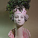 Принцесса. Скульптура- вазон, Цветочные подставки, Москва,  Фото №1
