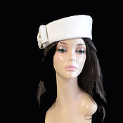 Аксессуары handmade. Livemaster - original item hats: Tablet white. Handmade.