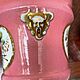Винтаж: Старинное кашпо вазон для цветов Medallions фарфор 19 век Франция. Кухонная утварь винтажная. Антиквариат и винтаж из Франции. Ярмарка Мастеров.  Фото №4