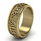 Ring with runes. Odin's Circle. Gold, Amulet, Moscow,  Фото №1