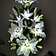 Bouquet-night light 'Snow Lily'. Table lamps. Elena Krasilnikova. My Livemaster. Фото №6