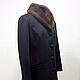 Winter coat insulation with mink collar 'season'. Coats. AVS -dressshop. Online shopping on My Livemaster.  Фото №2