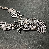 Украшения handmade. Livemaster - original item My city necklace. The author`s work with the fittings annabronze, silver. Handmade.