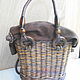 Order Braided bag chocolate. paperchest (paperchest). Livemaster. . Basket Фото №3