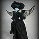 Black Angel gothic doll. Куклы и пупсы. Инна Павлова. Ярмарка Мастеров.  Фото №6