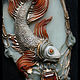 Siamese Betta splendens. Подвеска. Grimoire La poule noire. Ярмарка Мастеров.  Фото №6