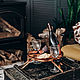 Wine table with folding legs made of Siberian Cedar #VN1, Trays, Novokuznetsk,  Фото №1