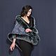 Order Pavlovo Posad shawl 'Gubernatorial' with a fox. National Brand. Livemaster. . Shawls Фото №3