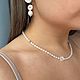 Заказать Серьги с жемчугом и ромашкой из перламутра. Katerina Moroz accessories for you (katerinamoroz). Ярмарка Мастеров. . Серьги классические Фото №3