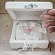 Заказать Шкатулка для обручальных колец. Flowersandlove.wedding. Ярмарка Мастеров. . Шкатулки для колец Фото №3