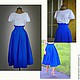 The skirt is lush pleated 'Ljubicica'. Skirts. Lana Kmekich (lanakmekich). Online shopping on My Livemaster.  Фото №2
