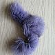 Finnish Arctic Fox purple flap/natural fur. Fur. Warm gift. Online shopping on My Livemaster.  Фото №2