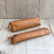 Канцелярские товары handmade. Livemaster - original item Pencil cases made of genuine leather. Handmade.