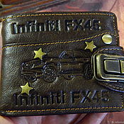 Сумки и аксессуары handmade. Livemaster - original item Infinity Star steampunk wallet made of leather. Handmade.