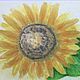 Watercolor painting with a sunflower flower ' Sun ' 297h420 mm. Pictures. chuvstvo-pozitiva. My Livemaster. Фото №5
