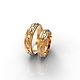Pair of wedding rings with a chain gold 585 (Ob39). Engagement rings. anna-epifanova. My Livemaster. Фото №6