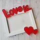 Photo frame 'Love is'. Gifts for February 14. butikpodarkovv. My Livemaster. Фото №9