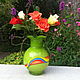 Vase, art glass, Germany. Vintage interior. Dutch West - Indian Company. Online shopping on My Livemaster.  Фото №2