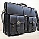 Портфель мужской кожаный. Портфель. ElegantePelle(авторские работы). Интернет-магазин Ярмарка Мастеров.  Фото №2