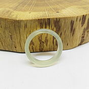 Украшения handmade. Livemaster - original item 18 R. Light Jade Ring (H18). Handmade.