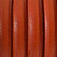 Кожаный шнур REGALIZ оранжевый, Шнуры, Москва,  Фото №1