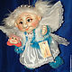 Angel 'A Joyful Messenger'. Stuffed Toys. arsini (arsini). My Livemaster. Фото №6
