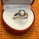 Серебряное кольцо с природным опалом. Кольца. OLVIKSOL JEWELRY STORE. Ярмарка Мастеров.  Фото №5