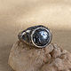 Men's silver ring with hematite 'Nakir', Rings, Moscow,  Фото №1