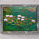 Painting with flowers Landscape Lake with lilies, Pictures, Novokuznetsk,  Фото №1