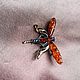 Brooch-pin: Brooch Dragonfly Ray. Brooches. ARTBEGEMOT studio. My Livemaster. Фото №6