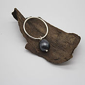Украшения handmade. Livemaster - original item Black fruit ring Silver, black pearl. Handmade.