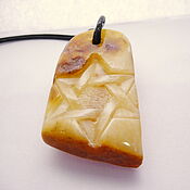 Украшения handmade. Livemaster - original item Star of David natural amber R-557. Handmade.