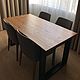 Custom made solid wood table. Tables. stolizmassiwa. My Livemaster. Фото №6